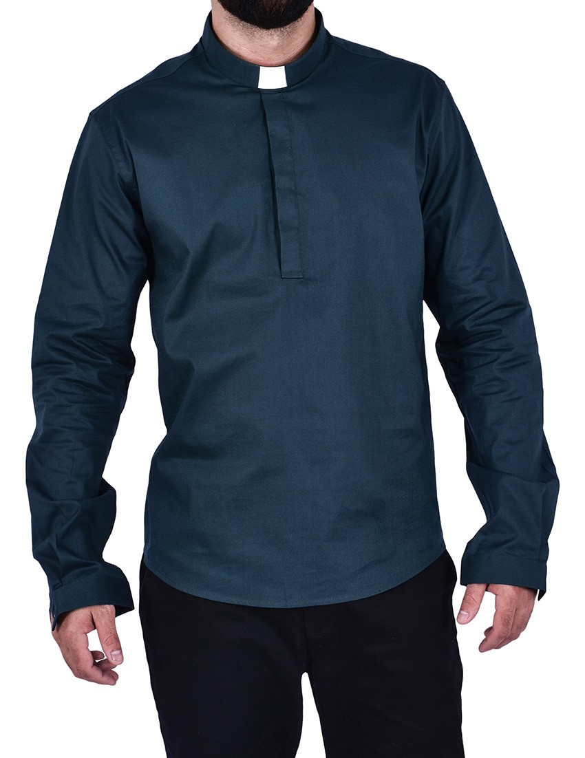 Camisa Clerical Slim Young Priest Tricolina
