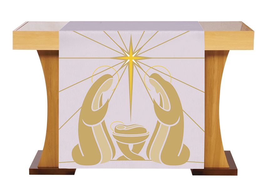 Paño de Altar y Atril  para celebración de Navedad S229 S230