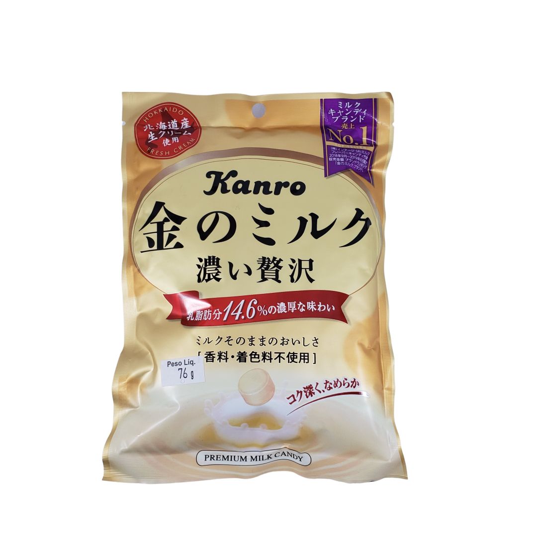 Bala de Leite Japonesa Kin no Milk Candy Kanro 76g