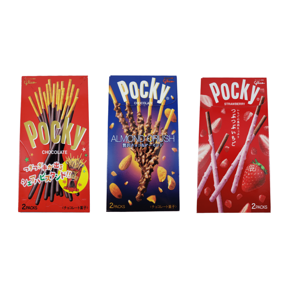 Pocky Japonês Kit com 3 sabores