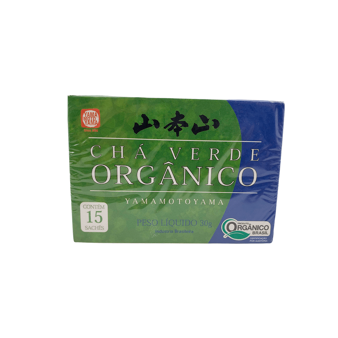 Chá Verde Orgânico Yamamotoyama 15 Sachês