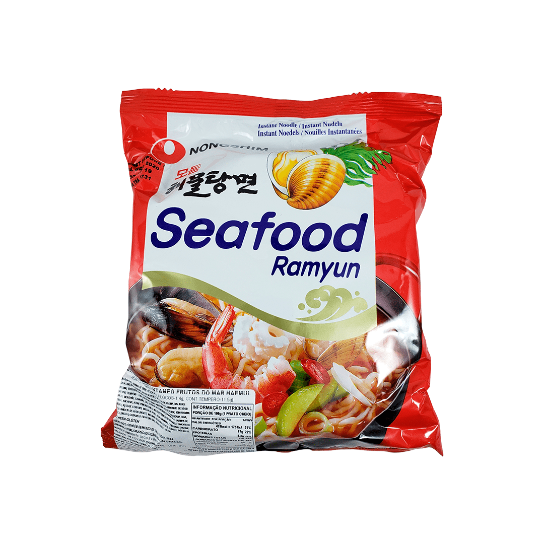 Lamen Coreano Frutos do Mar Seafood Ramyun