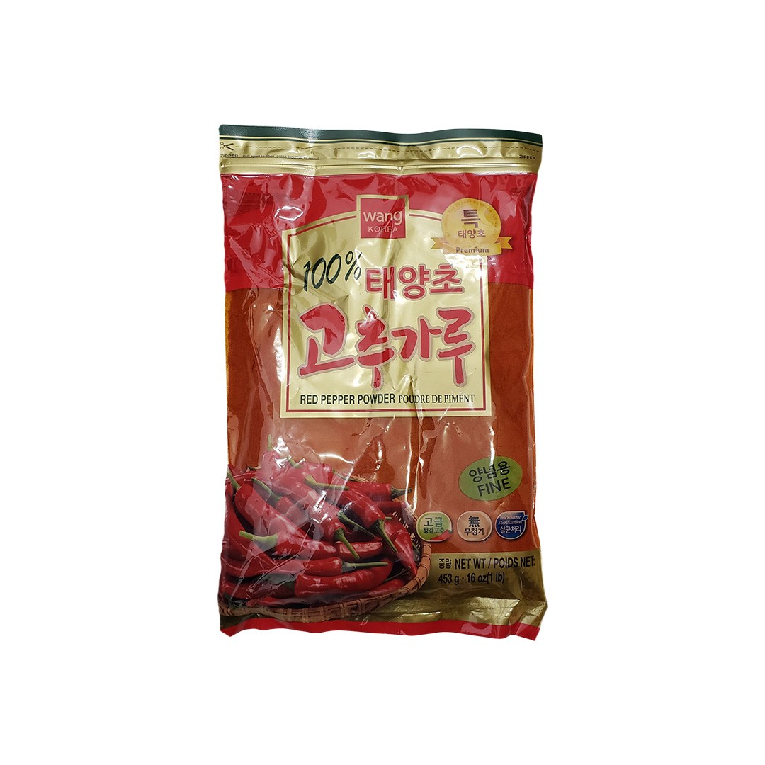Pimenta Vermelha Coreana Gochugaru em Pó Fino Wang Premium 453g