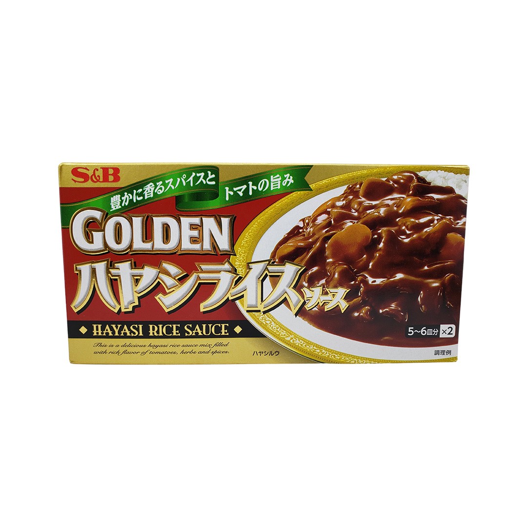 Tempero de Carne para Arroz Hayashi Rice Sauce Golden S&B 193g