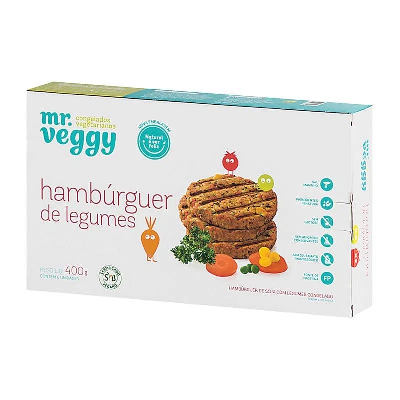 Hambúrguer de legumes - Mr Veggy
