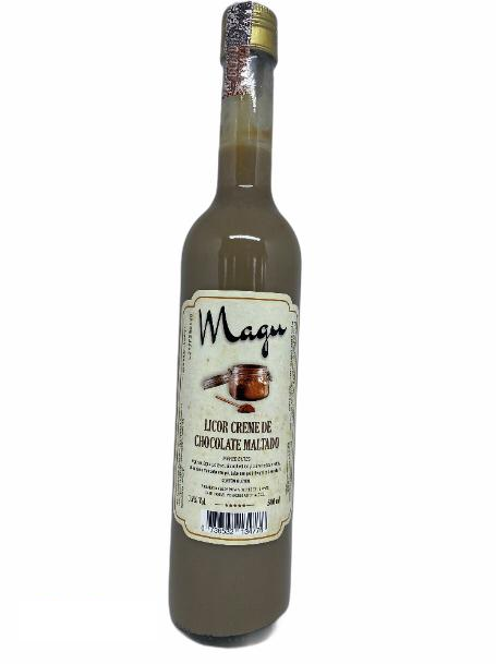 Licor Creme de Chocolate Maltado Magu 500ml  - Empório Don Patto
