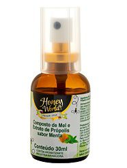 Spray  Extrato de Própolis Verde e Mel, Menta 30 ml