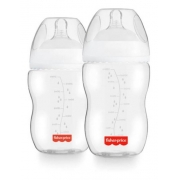 Kit 2 Mamadeiras First Moments Neutra 270/330ml Fisher Price