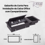 Compartimento para caixa Office - Cinza