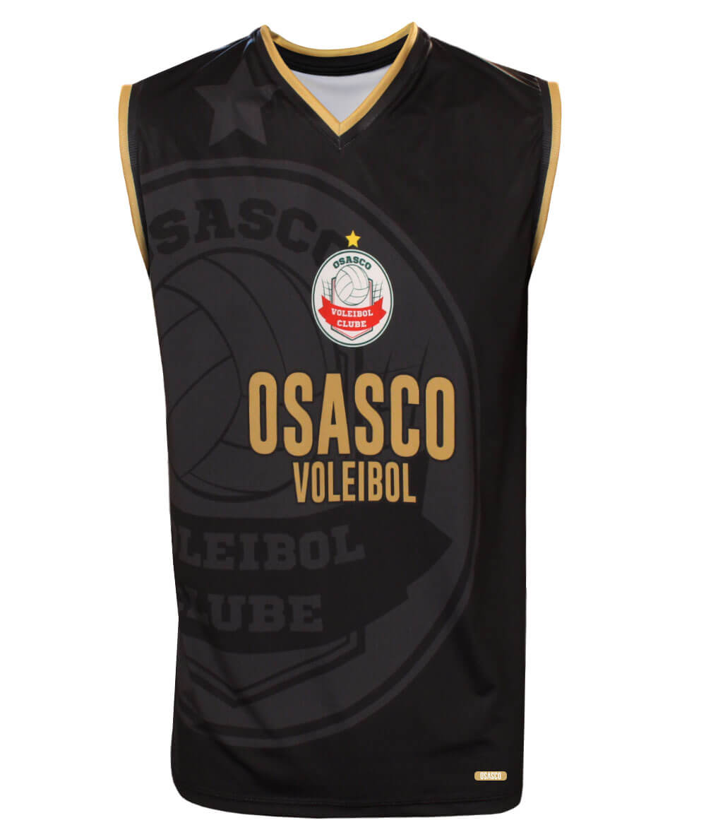 Camisa Regata Osasco Voleibol Preta - Masculina