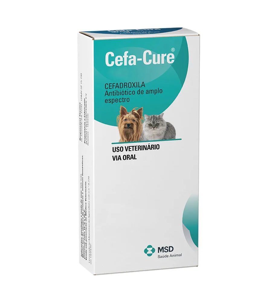Antibiótico Cefa-Cure MSD para Cães