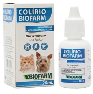 Colírio Biofarm Antibacteriano+Anti-inflamatório Ocular 20 ml