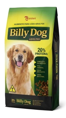 Ração Billy Dog Original Cães Adultos