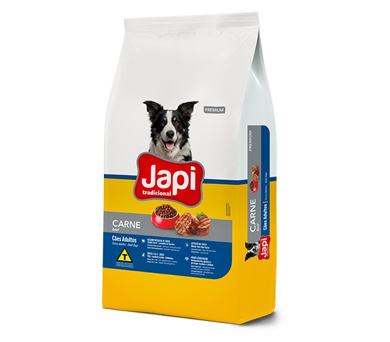 Ração Japi Tradicional Cães Adultos Carne