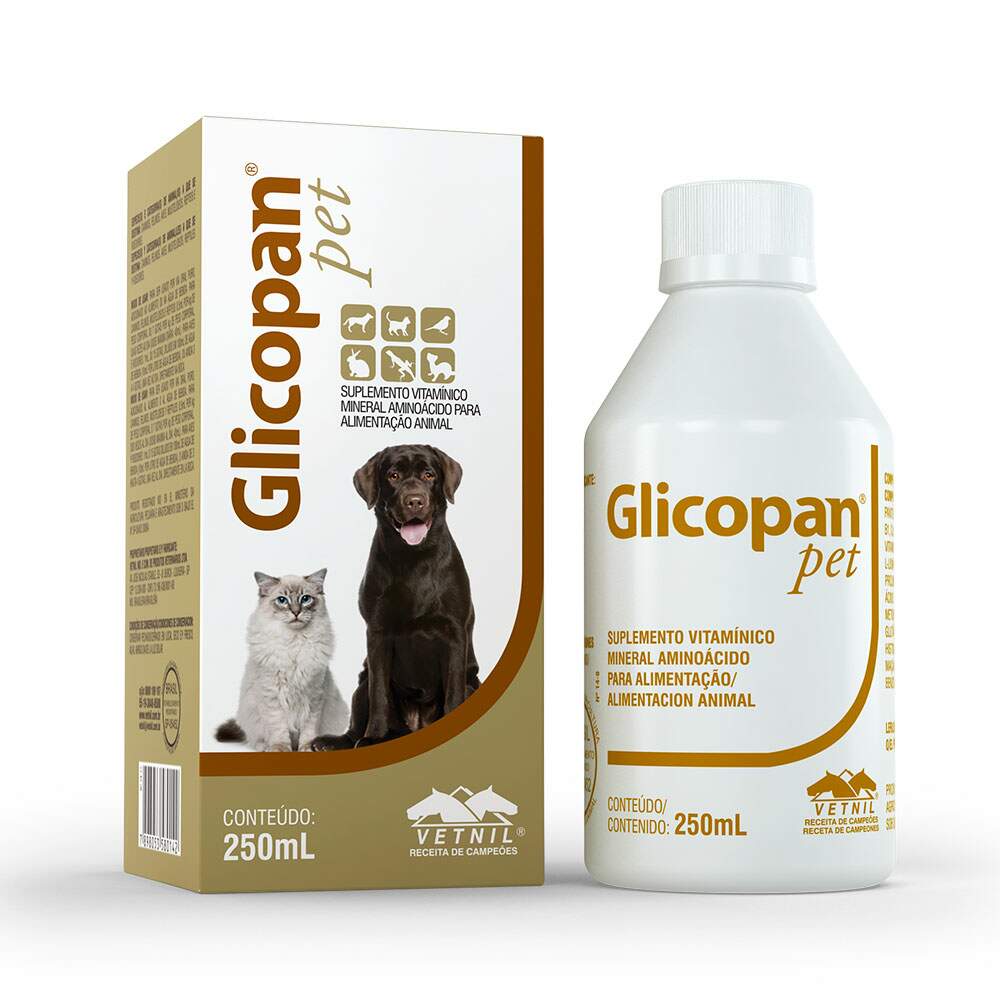 Glicopan Pet em Gotas para Cães e Gatos 125ml