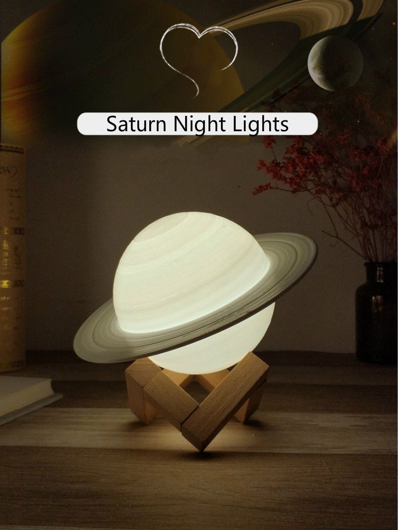 Saturno Luminária 3D