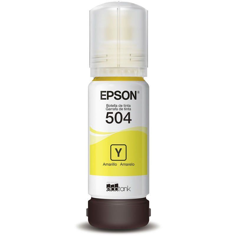  Tinta Epson Original 504 Yellow 65 ML