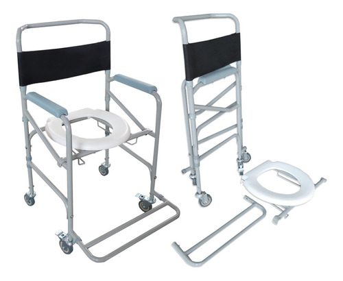 Cadeira De Rodas Higiênica Para Banho Com Comadre Dellamed