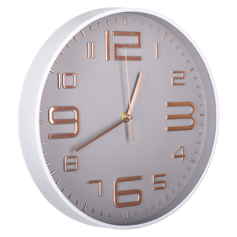 Relógio De Parede Silencioso Decorativo 30 Cm / RE-946