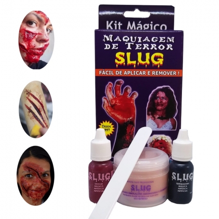 Kit Maquiagem Slug - Massa Sangue e Queimadura