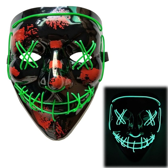 Máscara Noite de Crime Purificação Luz LED