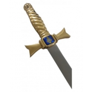 Espada Maçônica Flamingera Dourada com Azul 