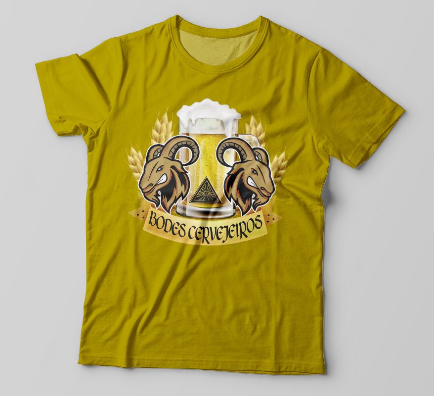 Camiseta Maçonaria Bodes Cervejeiros