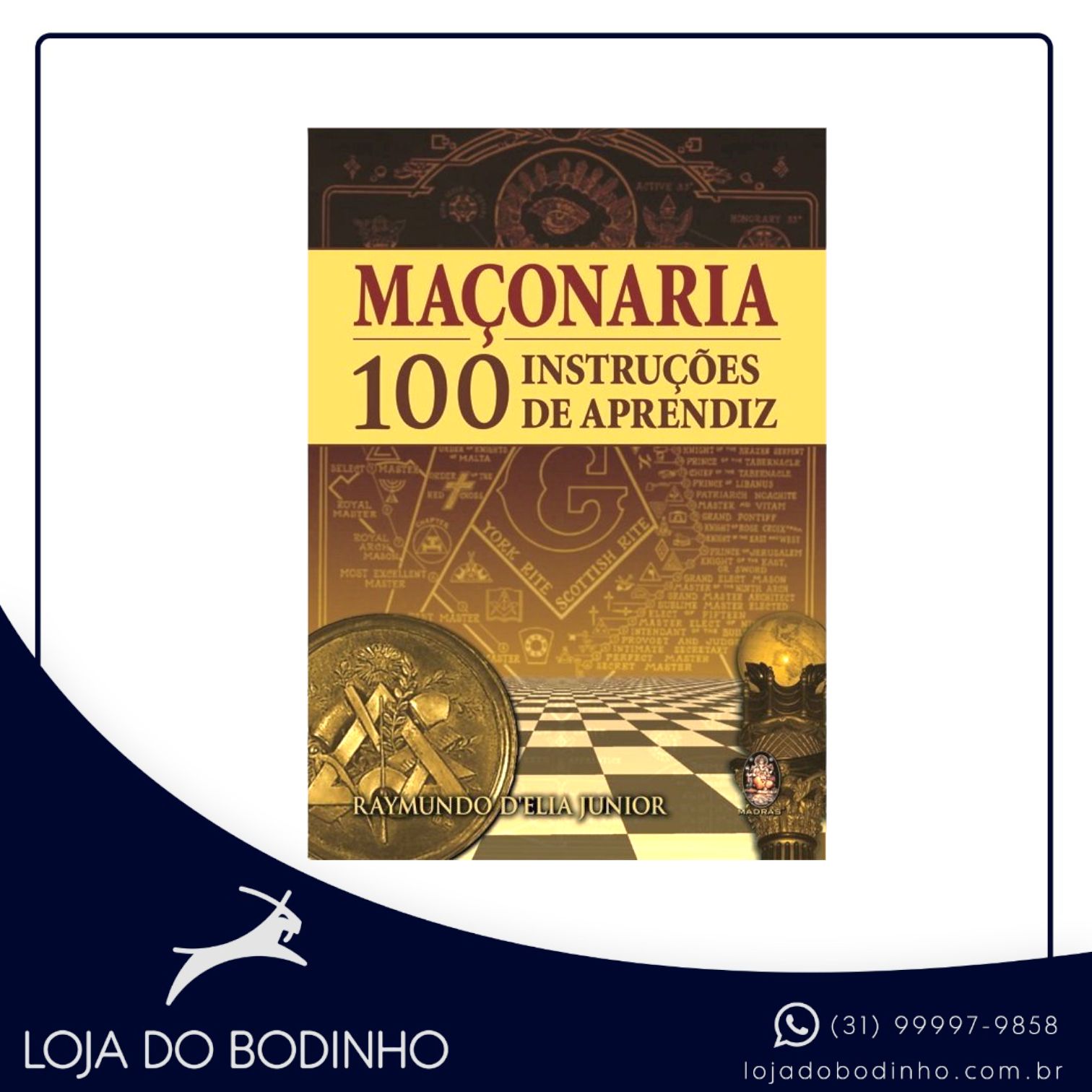 MAÇONARIA - 100 INSTRUÇÕES DE APRENDIZ
