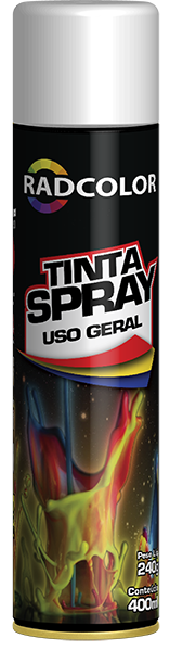 Tinta Spray, Uso Geral, Radcolor 400ml/240gr