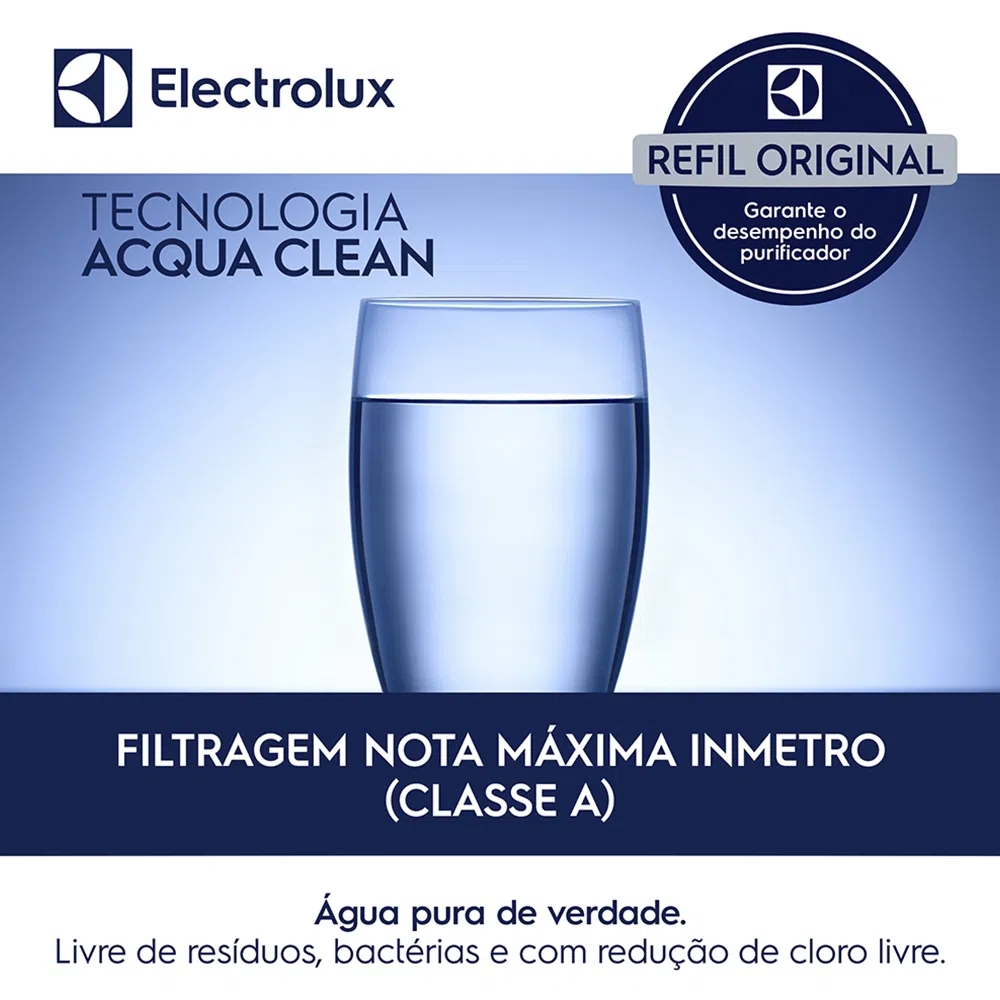Refil Filtro Electrolux Acqua Clean para Purificador de Água PA21G, PA26G e PA31G - Original