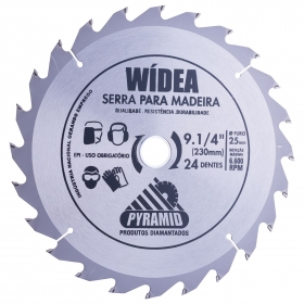 Disco de Serra Wídea 230mm com 24 Dentes