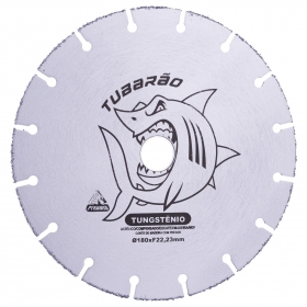 Disco Diamantado Tungstênio Tubarão 180mm