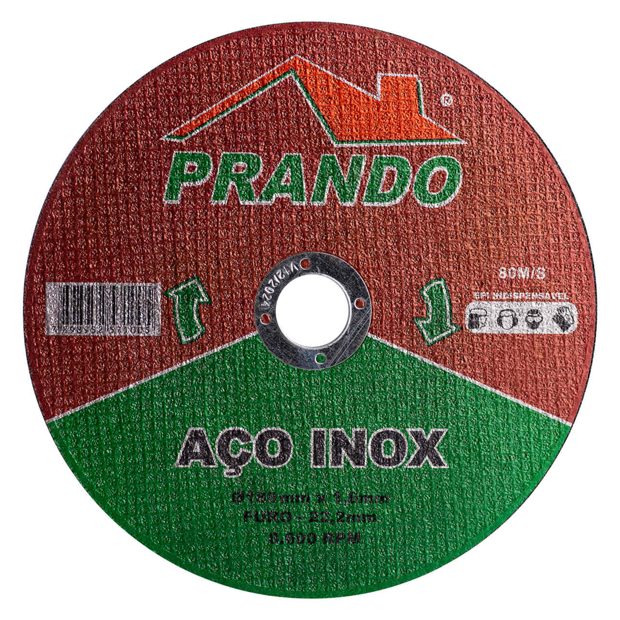 Disco de corte Inox Prando 180mm