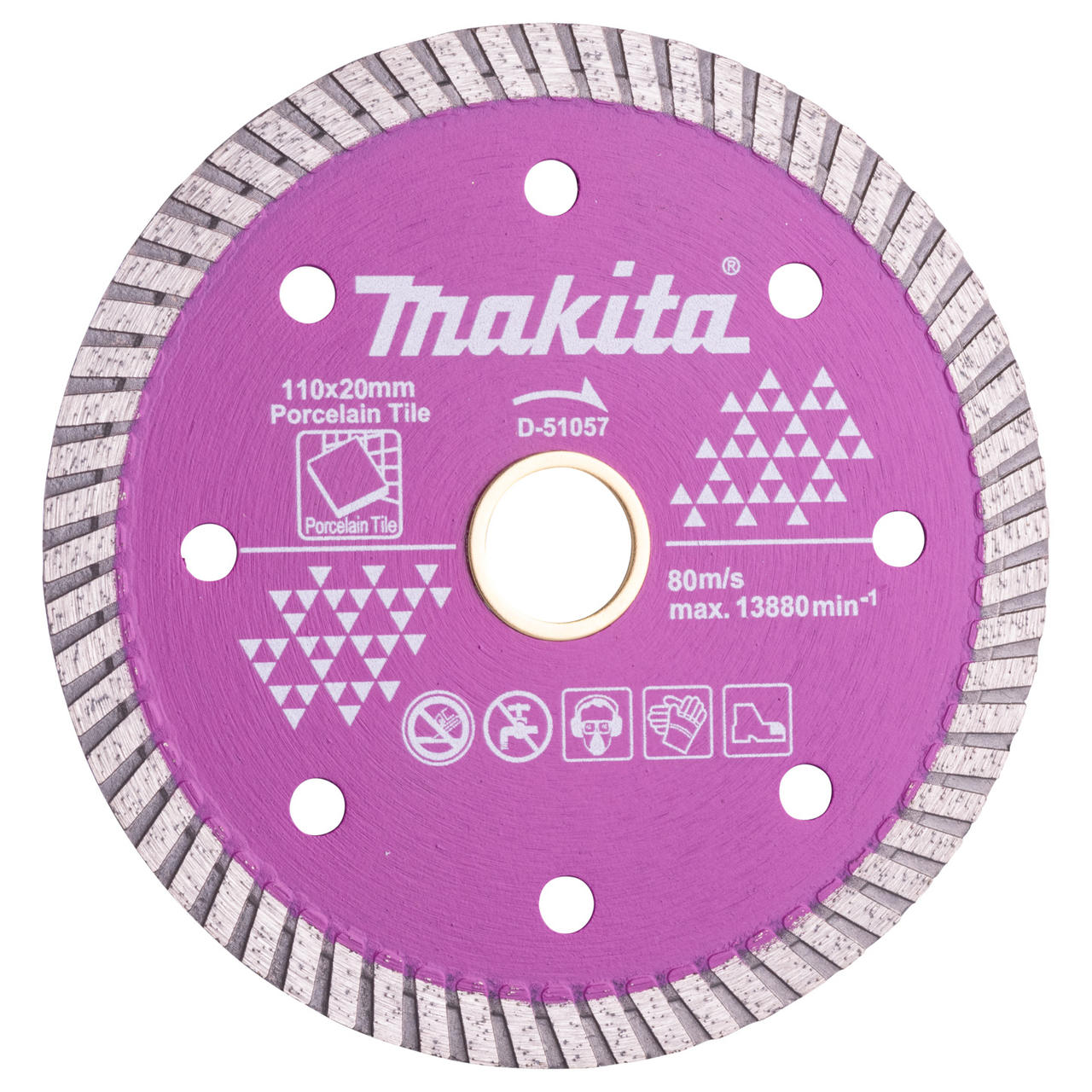 Disco Diamantado Makita para Porcelanato 110mm Deluxe!