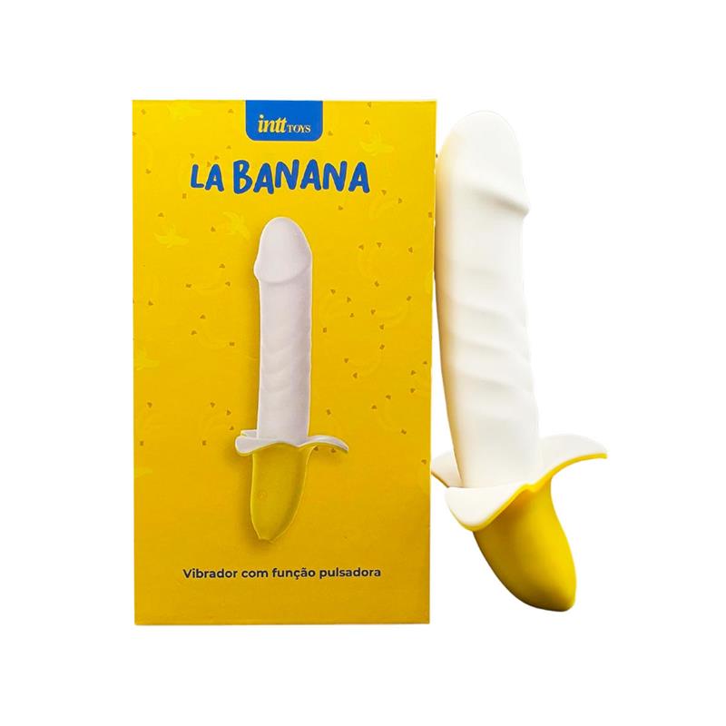 Vibrador La Banana - Vibrações e Pulsações Intensas - Intt