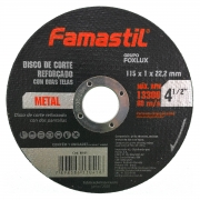 Disco de Corte Fino para Metal 115x1x22mm - Famastil