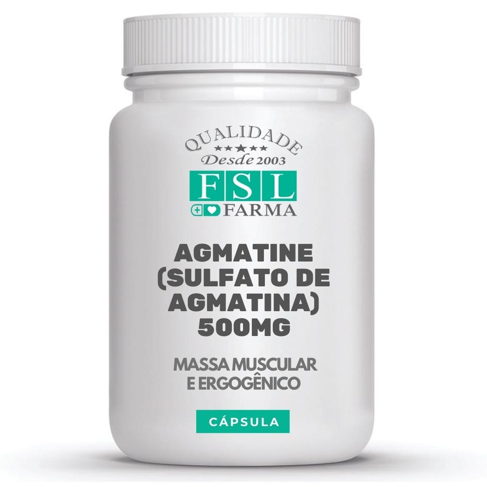 Agmatine (Sulfato De Agmatina) 500mg l Massa Muscular