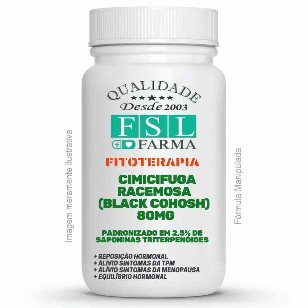 Cimicifuga Racemosa (Black Cohosh) 80mg - TPM e Menopausa ®
