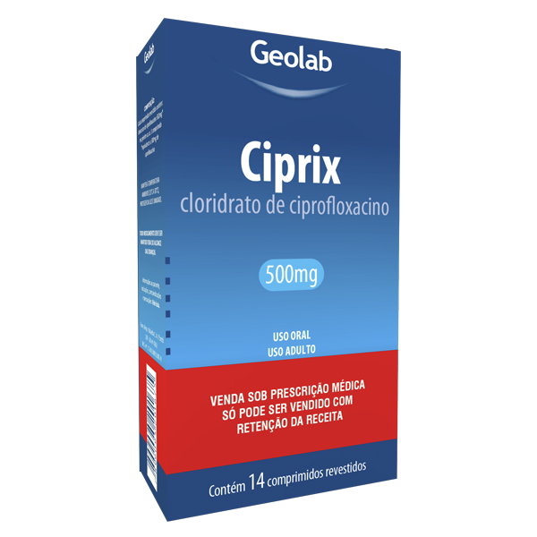 Ciprix 500mg com 14 comprimidos Geolab