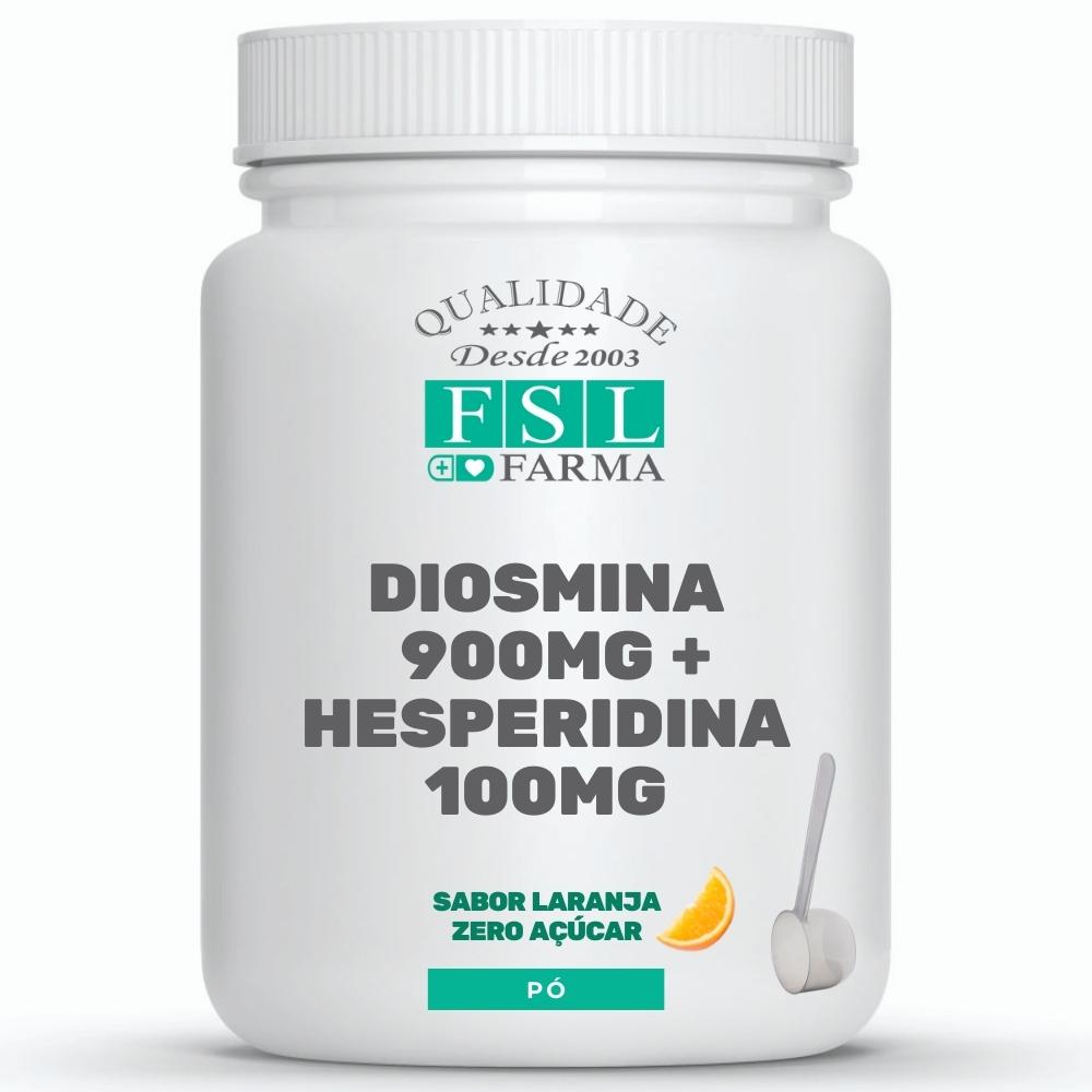 Diosmina 900mg + Hesperidina 100mg | Ativa o Sistema Circulatório |Sabor Laranja