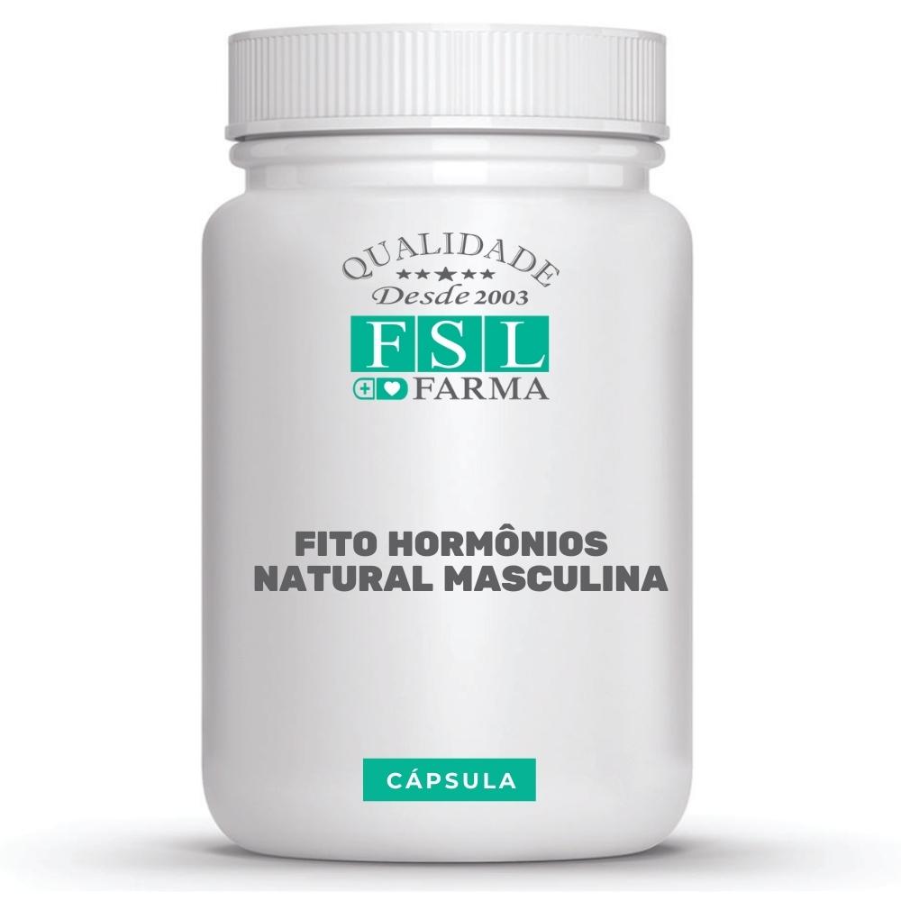 Fito Hormônios para Reposição Hormonal Natural Masculina: Testosterona + Libido + Estimulante Sexual 30 Doses