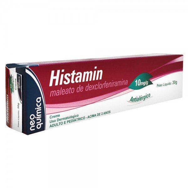 Histamin (Maleato De Dexclorfeniramina) 10 Mg/G Creme 30G 