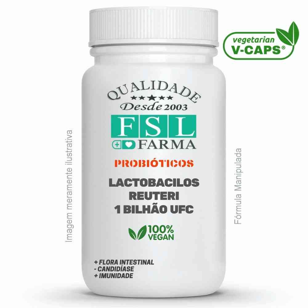 Lactobacilos Reuteri 1 Bilhão - 60 Cápsulas Vegan ®
