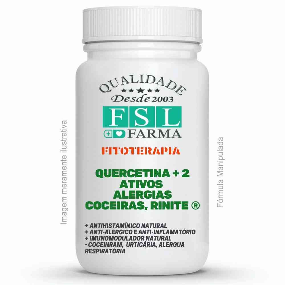 Quercetina + 2 Ativos - Alergias, Coceiras, Rinite ®