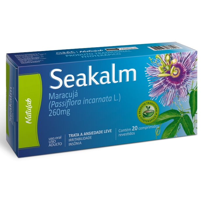 Seakalm 260mg com 20 comprimidos - Natulab