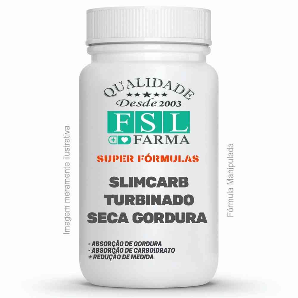 Slimcarb Turbinado - Seca Gordura Emagrecedor - 60 Cáps ®