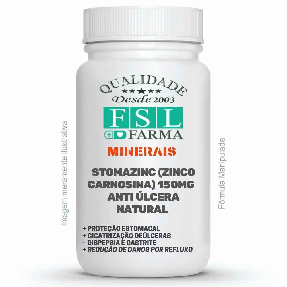 Stomazinc (Zinco Carnosina) 150mg - Anti Úlcera Natural ®