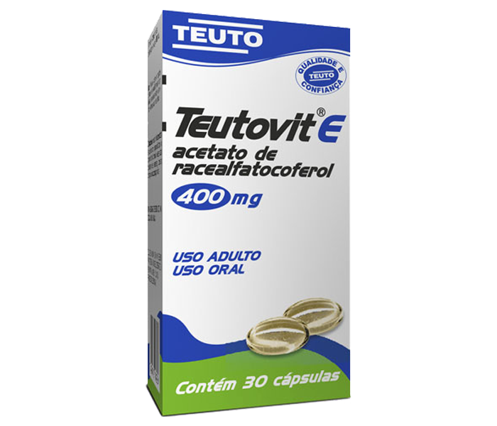 Teutovit E 400mg com 30 comprimidos