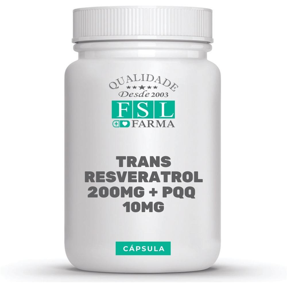 Trans Resveratrol 200mg + Pqq 10mg