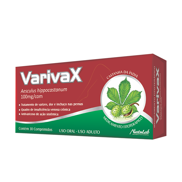 Varivax 100mg com 30 comprimidos - Natulab